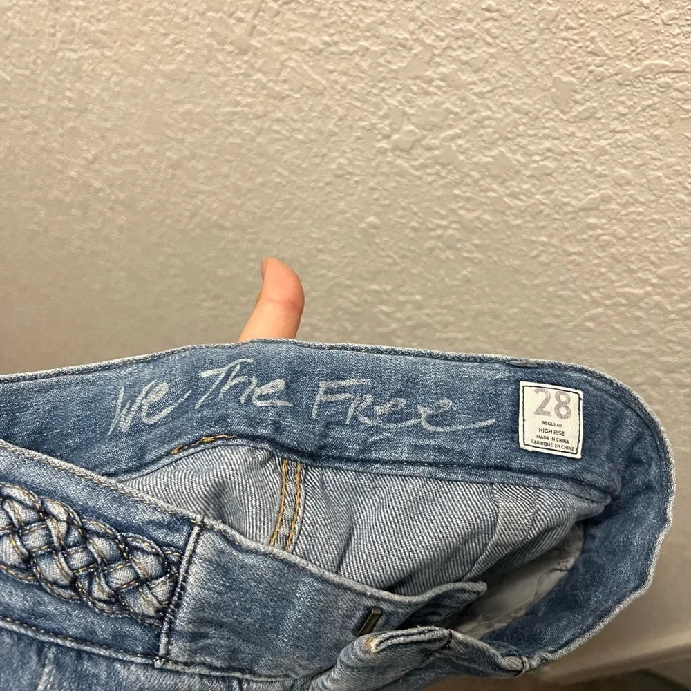 Free people we the free high rise raw hem shorts - Picture 3 of 7